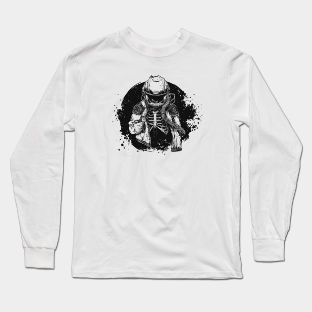 Dead astronaut Long Sleeve T-Shirt by Ninja Jo